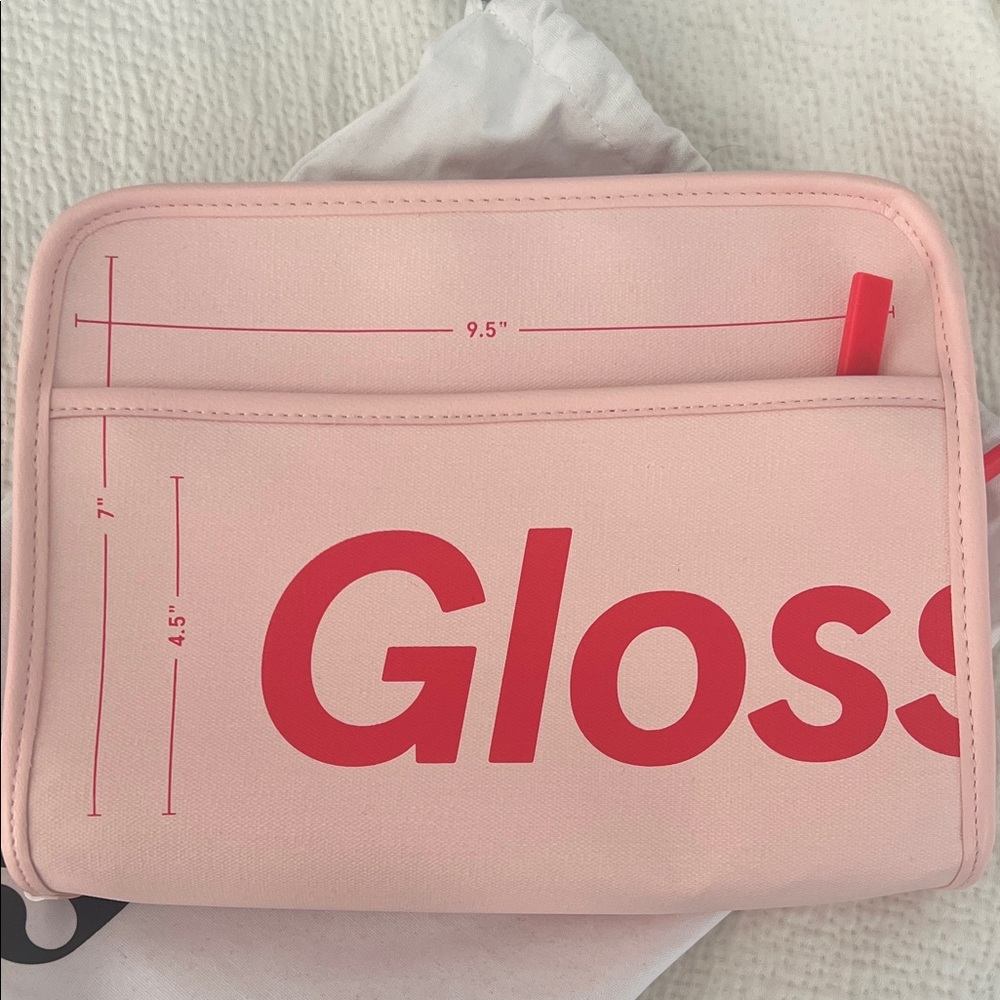 Glossier Pink Beauty Bag